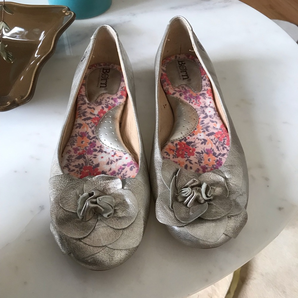 Born Concept BOC Metallic Leeza Ballet Flats 8